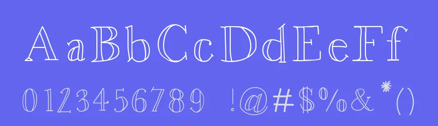 Aster Bloom by Meagan — Decorative Font — thumbnail 3