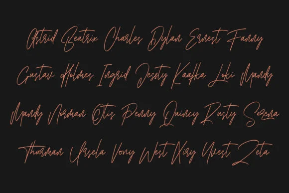 Asterica Font by Maulana Creative — Script Handwritten Font — thumbnail 7