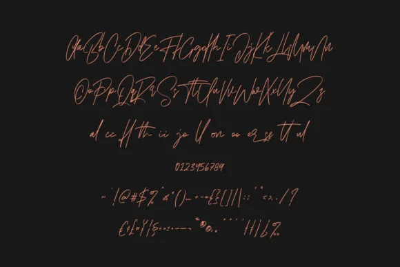 Asterica Font by Maulana Creative — Script Handwritten Font — thumbnail 8