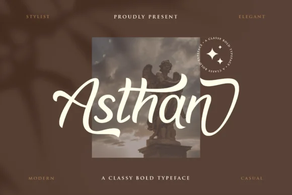 Asthan Font by Skillyas Studio — Script Handwritten Font