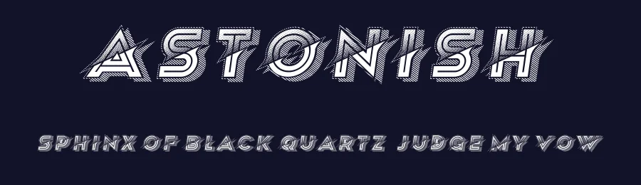 Astonish by Vladimir Nikolic — Decorative Font — thumbnail 2