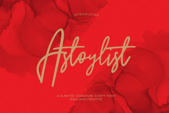 Astoylist Font by Maulana Creative — Script Handwritten Font