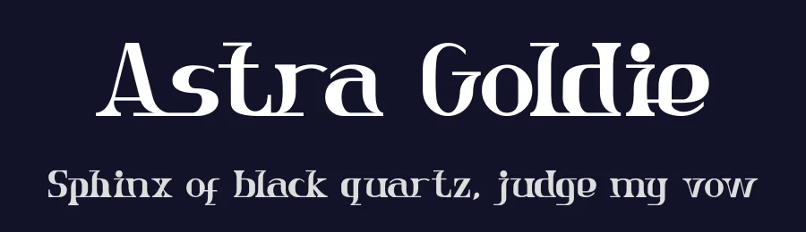 Astra Goldie by PutraCetol Studio — Sans Serif Font — thumbnail 2