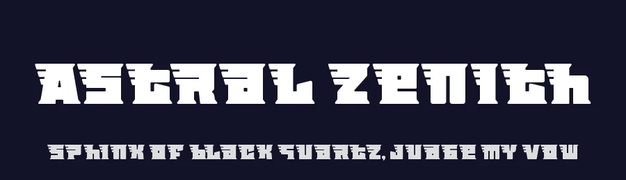 Astral Zenith by PutraCetol Studio — Decorative Font — thumbnail 2