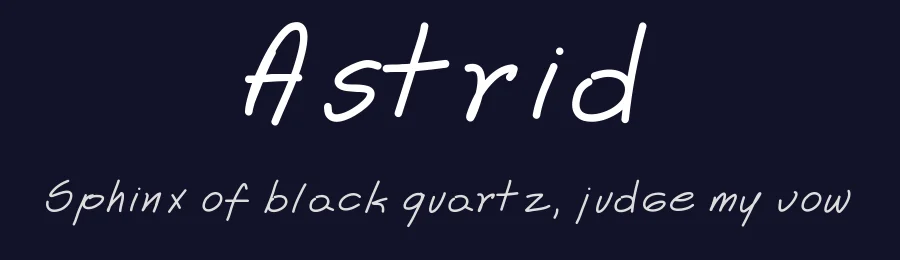 Astrid by Carolina Mejia — Script Handwritten Font — thumbnail 2