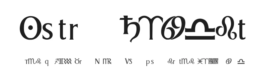 Astro Gadget by Jason Davies — Dingbats Font