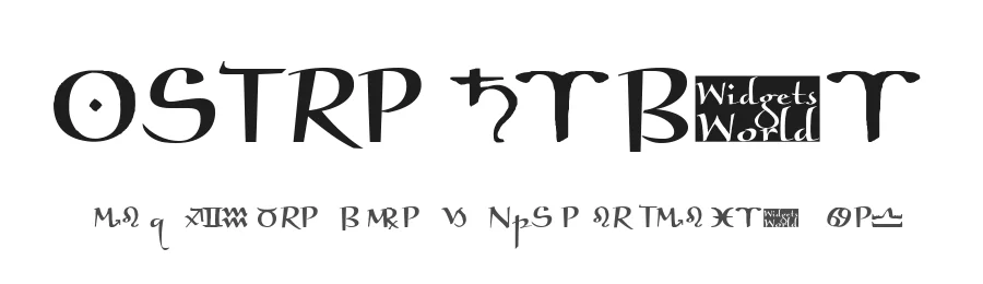 Astro Ganza by Jason Davies — Dingbats Font
