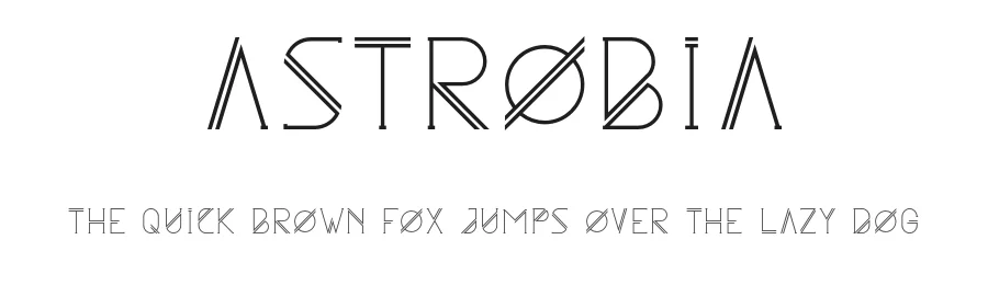 Astrobia by Tezar Tantular — Display Font