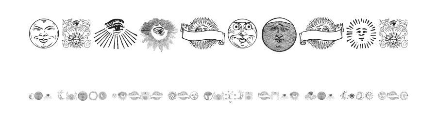 Astrodings by Intellecta Design — Dingbats Font