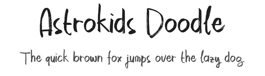 Astrokids Doodle by Debut Studio β Dingbats Font