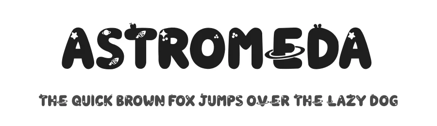 Astromeda by Kong Font โ Decorative Font