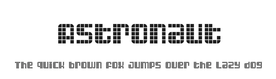 Astronaut by Fontalicious — Display Font