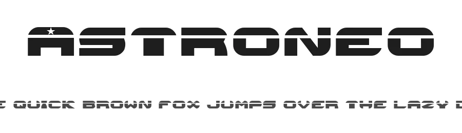 Astroneo by Cheikhna Diouf — Display Font