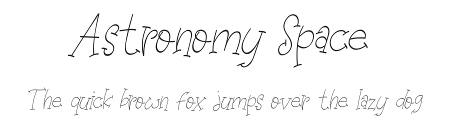 Astronomy Space by Qaratype2 β Decorative Font