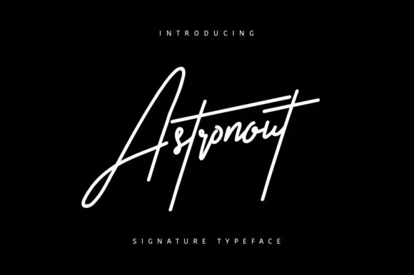 Astronout Font by Maulana Creative — Script Handwritten Font