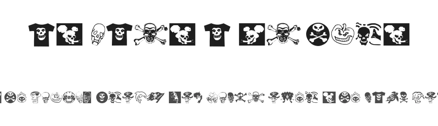 At Last A Tshirt by Manfred Klein — Dingbats Font