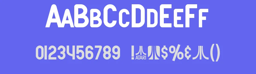 SF Atarian System by ShyFonts — Display Font — thumbnail 3
