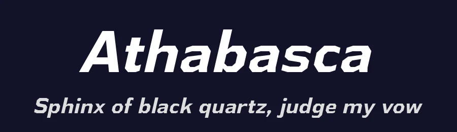 Athabasca by Typodermic Fonts — Sans Serif Font — thumbnail 2