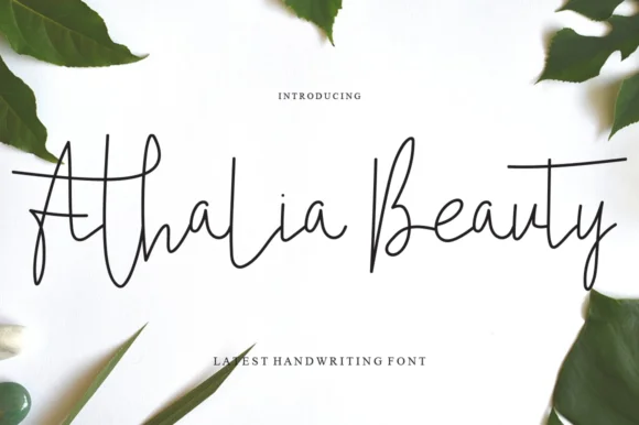 Athalia Beauty Font by Garcio — Script Handwritten Font