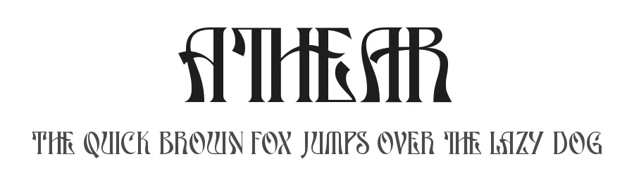 Athear by Storytype Studio — Decorative Font