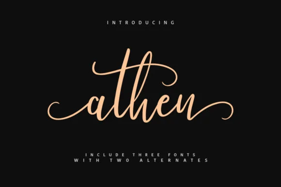 Athen Font by Maulana Creative — Script Handwritten Font