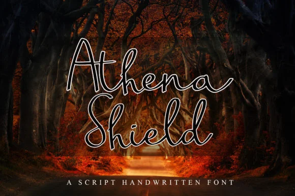 Athena Shield Font by najmustsaqib.creator — Script Handwritten Font