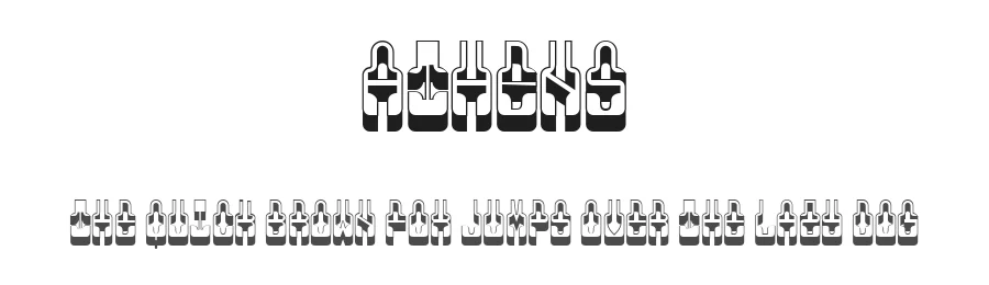 Athens by Vladimir Nikolic — Decorative Font