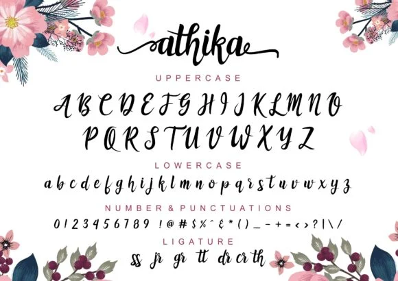 Athika Font by ergibi studio — Script Handwritten Font — thumbnail 2