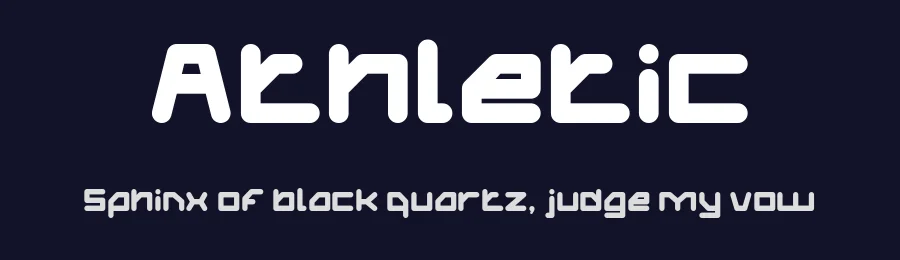 Athletic by weknow — Display Font — thumbnail 2
