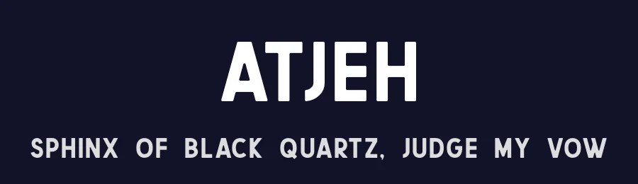 Atjeh by Graphicfresh — Sans Serif Font — thumbnail 2
