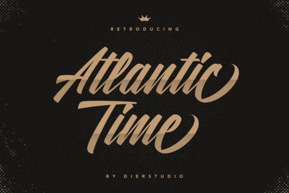 Atlantic Time Font by Dierstudio — Script Handwritten Font
