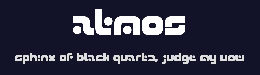 Atmos by DMZL Studio — Display Font — thumbnail 2