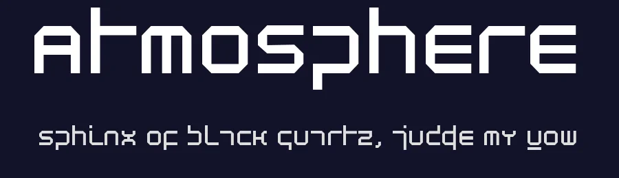 Atmosphere by Jay Vidheecharoen — Display Font — thumbnail 2