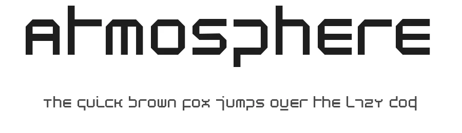 Atmosphere by Jay Vidheecharoen β Display Font
