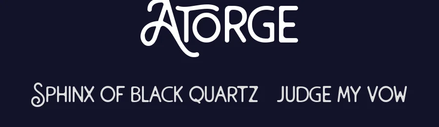 Atorge by Maulana Creative — Decorative Font — thumbnail 2