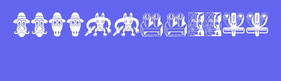 Atradimas by Vladimir Nikolic — Dingbats Font — thumbnail 3