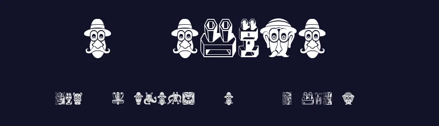 Atradimas by Vladimir Nikolic — Dingbats Font — thumbnail 2