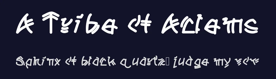 A Tribe of Aclems by Erik Reichenbach — Dingbats Font — thumbnail 2