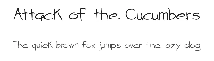 Attack of the Cucumbers