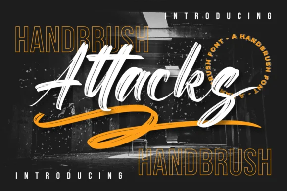 Attacks Font by FatmaStudio — Script Handwritten Font