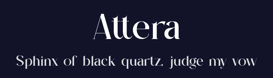 Attera by Slide Shoot Type — Serif Font — thumbnail 2