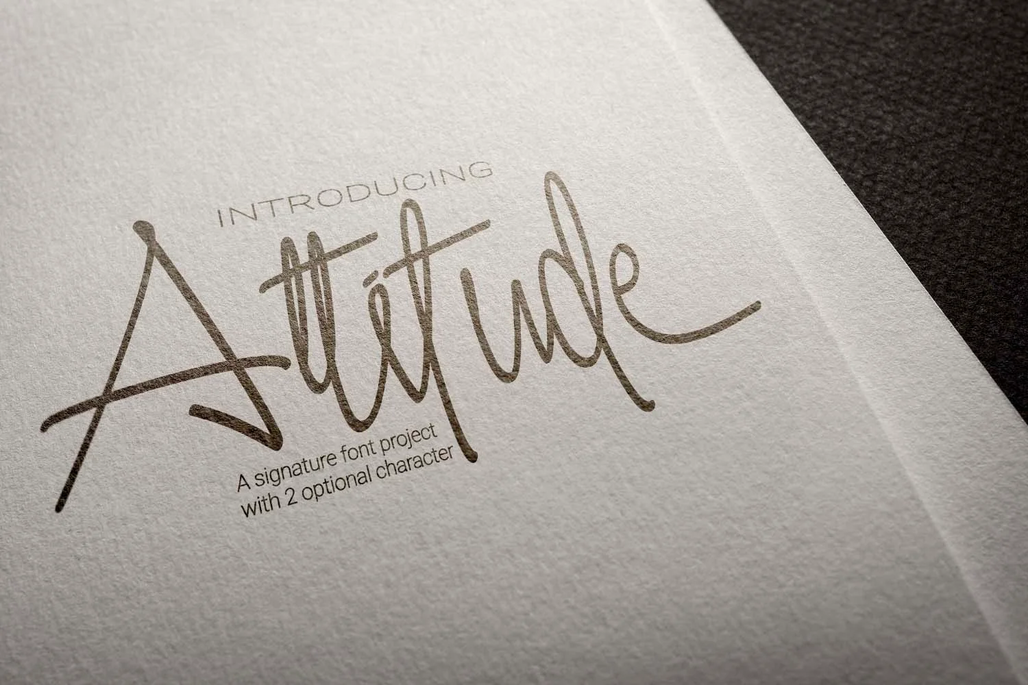 Attitude Font by 38.lineart — Script Handwritten Font — thumbnail 9