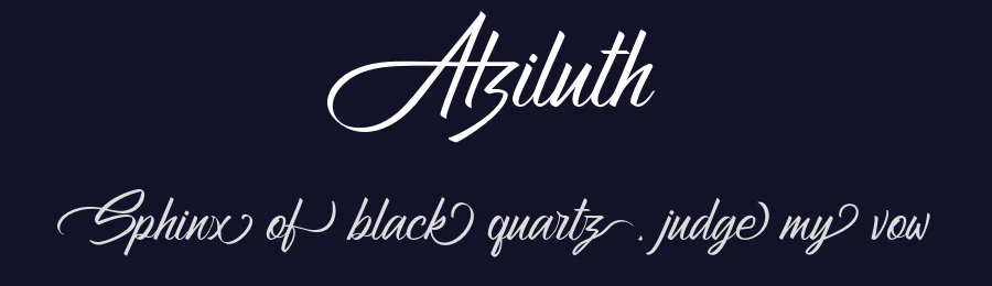 Atziluth by Motokiwo — Script Handwritten Font — thumbnail 2