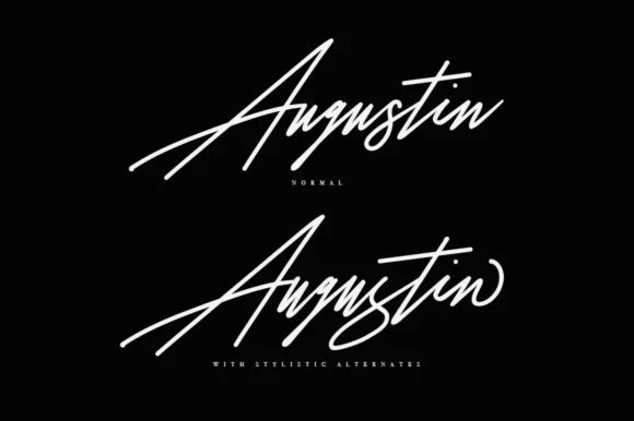 Augustia Font by Maulana Creative — Script Handwritten Font — thumbnail 8