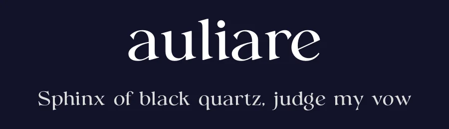 Auliare by BrandSemut — Serif Font — thumbnail 2