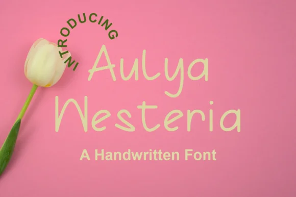 Aulya Westeria Font by Tychitype — Script Handwritten Font