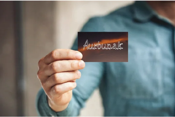 Aurbunak Font by johndesign540 — Script Handwritten Font — thumbnail 5