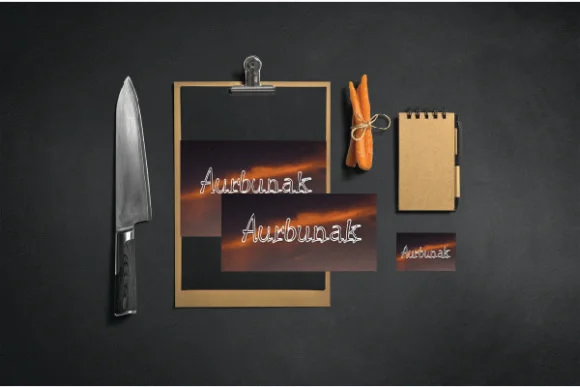 Aurbunak Font by johndesign540 — Script Handwritten Font — thumbnail 6