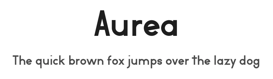 Aurea by Diego Navarro — Sans Serif Font