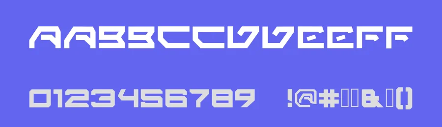 Aurebesh English by StormtrooperOnWeekends — Display Font — thumbnail 3